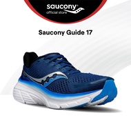 Saucony Guide 17 Road Running Stability Shoes Men's - C(NAVY/COBALT) S20936-106