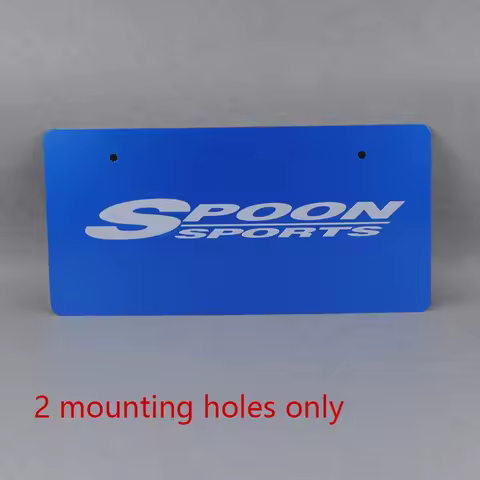 jdm Japanese Style License Plate for Spoon Sports Honda CRX, S2000, TYPE R, INTEGRA, CIVIC, EG6, EK9