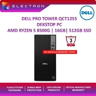 Dell Pro QCT1255-R58500G-16GB-512GB Tower Desktop PC Black ( R5 8500G, 16GB, 512GB SSD, ATI, W11P )
