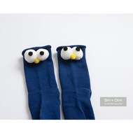 Boys Baby Boys Cute Elmo Bird Eye Knee High Socks Stocking Budak Lelaki (0 to 2 Years Old)