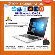 HP EliteBook 830 G5 Business Laptop | Intel Core i7-8650U 1.9GHz| Intel| 8GB DDR4 | 256GB SSD | Win 11 Pro (Refurbished)