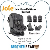 Joie i-Spin Multiway - Thunder from 40cm to 105 cm (0-7Y, 0-25kg)  ISOFIX and top tether (2 YEARS WARRANTY) | BROTHER BEAR®