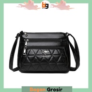 BG Women's Sling Bag Casual and Trendy 4 Pockets Korean Style Trendy T207