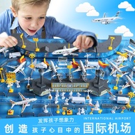 [Simulation Model] Toy Small Airport Simulation International Airport Airport Model Scene Assembly B