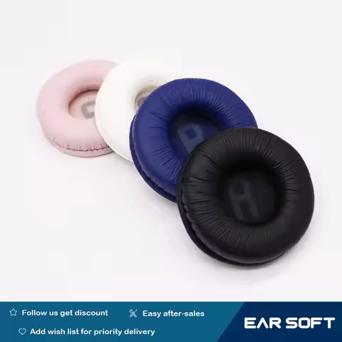 Earsoft Replacement Ear Pads Cushions for DENON DN-HP500 Headphones Earphones Earmuff Case Sleeve Ac
