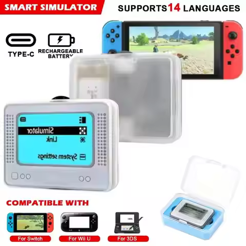 Rechargeable Smart Simulator Lighgtweight Universal Smart Game Simulator Allmiibo Swipe Induction Bu