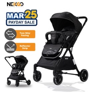 Nexgo Ez Flip Reversible Two Way Stroller Compact Lightweight  Newborn Baby Stroller Travel Foldable