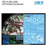 WATER DECAL [LANYU] MG 16 Dynames GUNDAM MG1/100 SLIDE MODEL KIT MG16