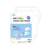 Lianqin A5 Horizontal Line Inner Page Paper (6 Holes/20 Holes)/LC-1501 LC-1502