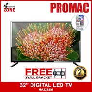 Promac LED-H3231M HD Ready / BASIC LED TV 32inches / Promac LED 32 inch TV with free bracket