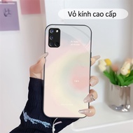 Halo pigment dyed Tempered glass case OPPO A92,OPPO A92 2020,OPPO A93 2020,OPPO A94 High quality gla