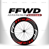 FFWD Wheel Set Sticker Road Bike Sticker Waterproof Color Change Carbon Blade Ring Bicycle Tour de L