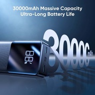 30000mAh 超大容量高速充電寶 QP193 (2USB 1Type-C 輸出 22.5W超快充) 移動電源 充電池 Power Bank with Large Digital Display 30000mAh/22.5W JOYROOM