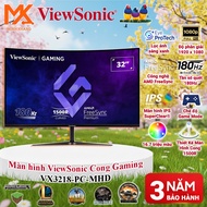 [Genuine] ViewSonic VX3218-PC-MHD Curved Gaming Monitor 31.5 Inch FHD VA 180Hz 1ms – Dual Speaker, 1