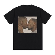 Funny Two Men Kissing Meme T Shirt Men  Fashion Hip Hop T-Shirts Vintage Cotton Casual Men's Sports 