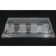 OPS153 BENXON Plastic Tray with Lock 100pcs+/- OPL027 SHANG WEI Bakery Disposable Clear Hot Dog Box 