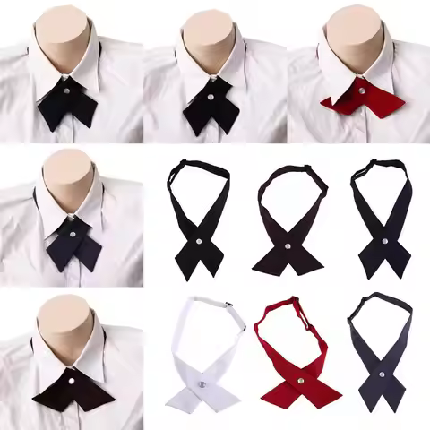 Business for School Costume Collar Bowtie Uniform JK uniform Tie Shirt Accessory Cravat JK Bow Tie N
