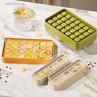 rightfeel.sg Creative Press Ice Lattice Mold Summer Home Large Capacity With Cover Easy To Demoulding Can Be Superimposed Non-odor Ice Box New