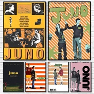 Juno Comedy Drama Film Poster  Art Waterproof Paper  Coffee House Bar Room Wall Decor Hiasan Dinding