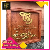 Heart painting of fragrant wood and stone, size 61x61x4