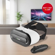 3D VR Goggles and Headset for Mobile Phones with Smart Controller