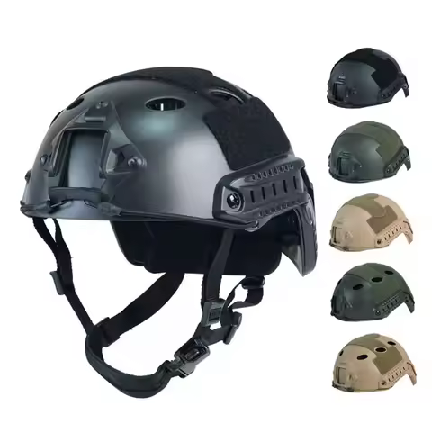 FAST Helmet Airsoft Tactical Helmet ABS New Thickened Outdoor PJ Air Gun Shooting CS Protective Equi