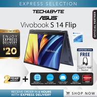 Asus Vivobook S 14  Flip  | 14" | AMD Ryzen 5 5600H | 16GB DDR4 | 512GB SSD | AMD Radeon | Win11 Laptop