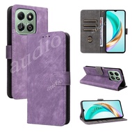 Honor 200 Smart 5G 2024 Flip Leather Phone CaseFor Honor 200 Smart 200Smart 5G 2024 Magnetic Bracket