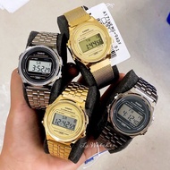 Casio stainless steel unisex digital watch gold black silver watch A-171WE-1A A-171WEG-9A A-171WEGG-