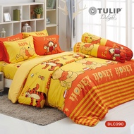 (ส่งฟรี) TULIP Delight หมีพูห์ DLC090 ลิขสิทธิ์แท้ Disney Pooh ชุดผ้าปูที่นอน ผ้าห่ม ผ้านวม พิมพ์ลายการ์ตูน