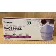 BERGAMOT B0501 3-PLY SURGICAL FACE MASK EARLOOP DISPOSABLE MASK 50PCS