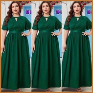 ✪ ☾ ◶ melody  Fashion OLD ROSE DRESS COLLECTION XL wedding ninang dress formal dress plus size dres