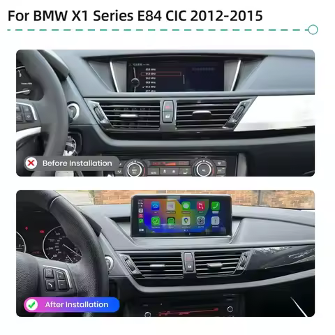 1920*720 Android 12.0 CarPlay GPS Navigation 4G WiFi Car Multimedia Player Car Radio For BMW X1 CIC 