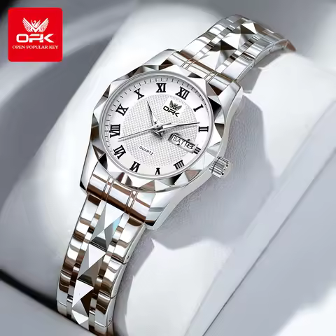OPK brand leisure versatile women's waterproof quartz watch 8166