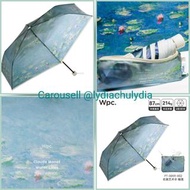 🌿 Wpc. 名畫藝術傘 雨傘 折傘 縮骨傘 雨傘 抗風輕量 Claude Monet  莫奈 Water Lilies 睡蓮 214g 🌿 預購