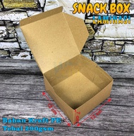 (Isi 50pcs) Dus Snack Box / Box Kue Snack Box / Kotak Kue Snack / Kemasan Ayam Goreng / Box Freid Ch