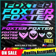 【HOT SALE】 FOXTER Bike Frame Decals Set for MTB SPECIAL COLOR VINYL