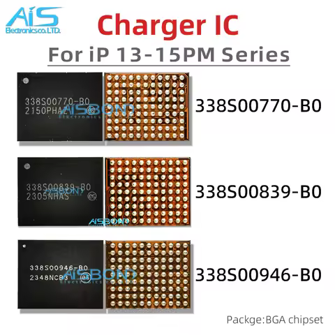 10Pcs/Lot New 338S00770 338S00839 338S00946 B0 Charging IC For iPhone 13 14 15 Pro Max 13Pro 14Pro 1