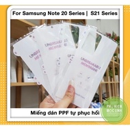 S21 screen protector | S21+ | S21 Ultra | Note 20 | Note 20 Ultra S20 Ultra PPF matte AG anti-transp
