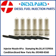6Pcs Diesel Injector Nozzle DLLA155P856 093400-8560 for  J08E J08C 095000-6600 23670-E0041