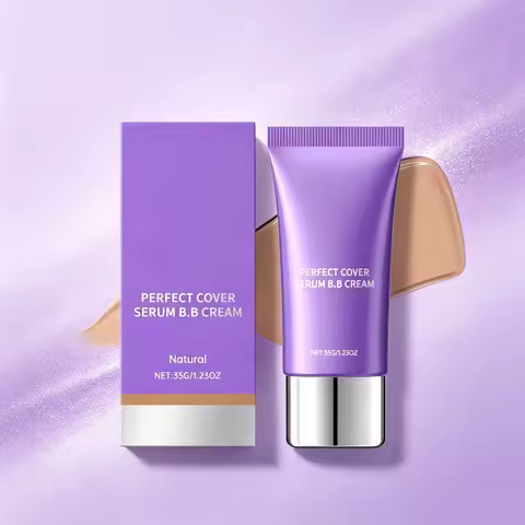 AMZ 35g Natural Moisturizing Essence BB Cream Light Moisturizing Matte Clear Oily Dry Skin for Porta