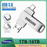 SAMSUNG 16TB OTG Pen Drive 1TB 2TB  4TB 8TB High Speed Transfer Metal Flash Driver Compatible
