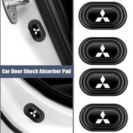 Car Door Silicone Mat Anti Shock Pad Stickers for Mitsubishi ASX Outlander Lancer Pajero Eclipse Cro