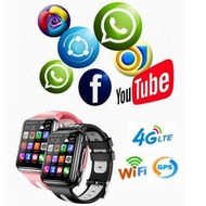 itwo Smart Watch 兒童定位手錶 防水雙鏡頭 金屬外殼 Google版 繁體中文 香港版 4G支持視像 GPS手錶  老人也合適 支持  APP