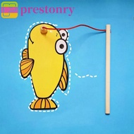 PRESTONRY Alphabet Letter Tracing Card, Dry Erasable Cards Magnetic Go Fishing Game Learn English Wo