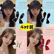 Kim Jisoo Jisoo Same Style Velvet Black Bow Hair Tie Hair Tie Hair Accessories Japanese Korean Femal