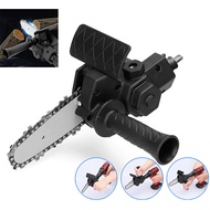 Electric Drill Modified Electric Chainsaw 6" Converter To Electric Chainsaw Drill Attachment Adapter Accessory with Wrench and Chain Tool Set Woodworking Cutting Tool Pruning Chainsaw