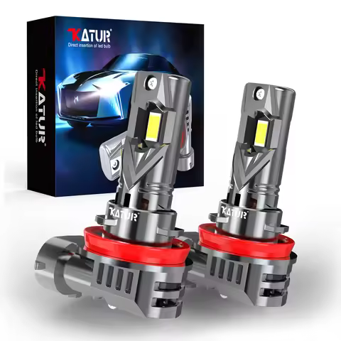 Katur 2x H8 H11 Car Led Bulbs Auto Headlight with Fan DRL For Mazda 2 3 5 6 CX5 CX7 MX5 Mini Cooper 