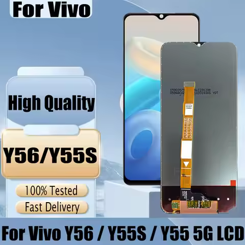High Quality LCD For VIVO Y35 Y55 5G Y55s 2021 Y56 5G Y72t Display Touch Screen Digitizer For VIVO Y