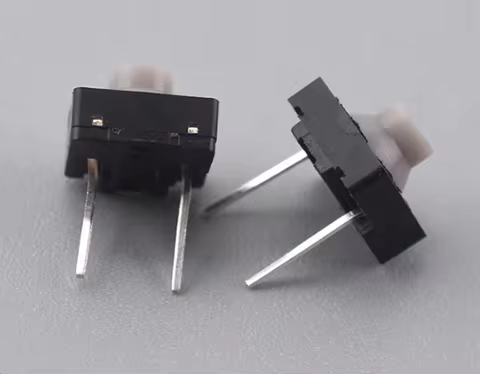 10PCS Touch switch 8*8*5 Pin 5H Silica Gel Silent Button 8*8*5MM Two Feet FeetPin Conductive Silicon